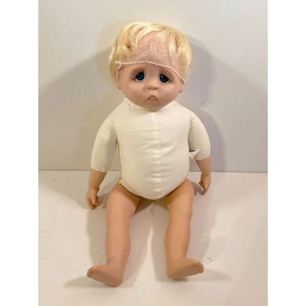 Vintage Gimme A Hug Craft Pouty Doll Bonita Worthing Cute Blonde Boy Teeth